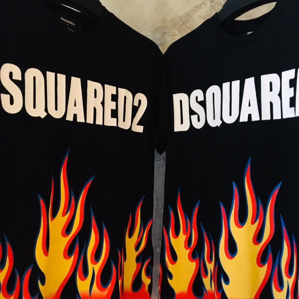 DSQUARED BLACK SHIRT NEW SEASON